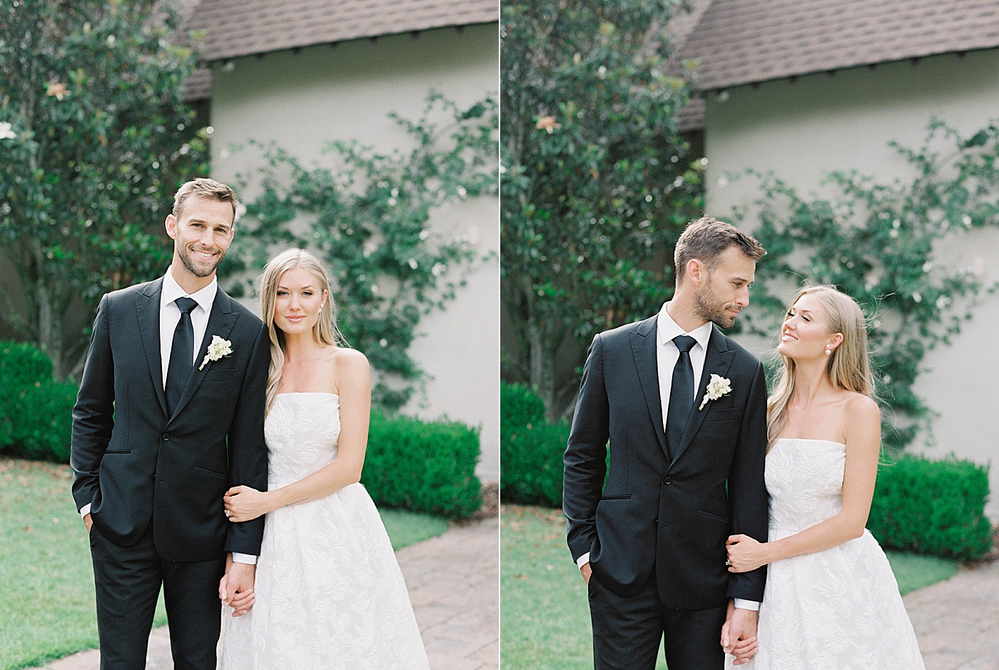Bride and groom portraits at River Oaks Charleston | Carters Event Co