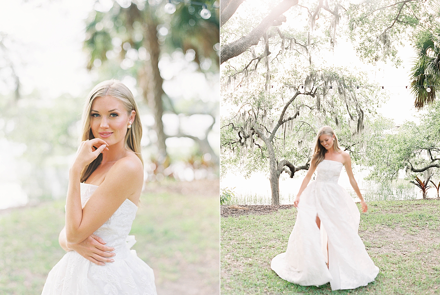 Bride in a white gown twirling | Carters Event Co
